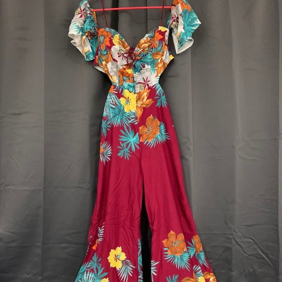 SHEIN Dresses & Skirts - floral maxi jumpsuit 💐